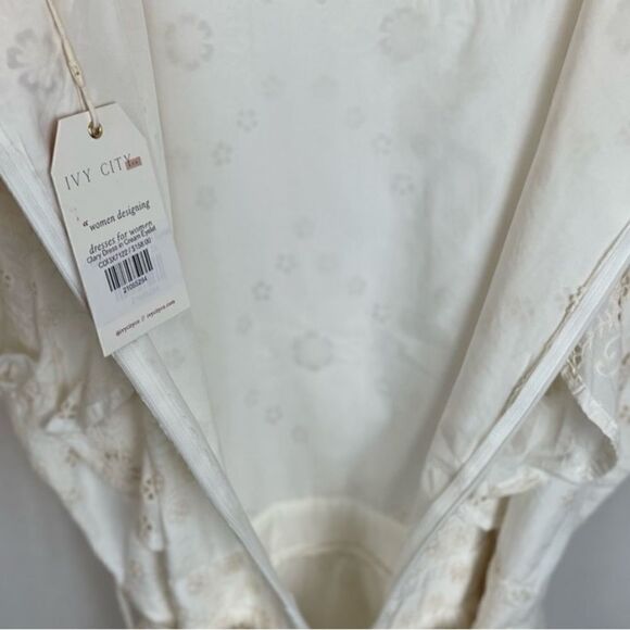 Ivy City Clary Dress in Cream Eyelet NWT 1X - Picture 7 of 7